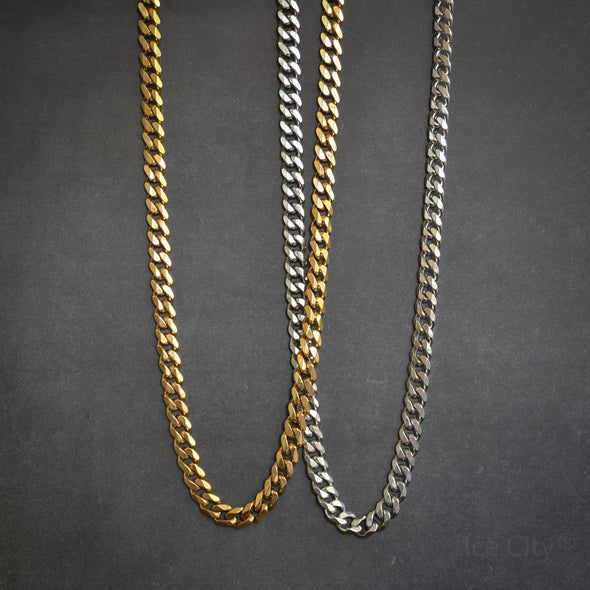 Ice City Miami Cuban Link Chain for Men, 8mm